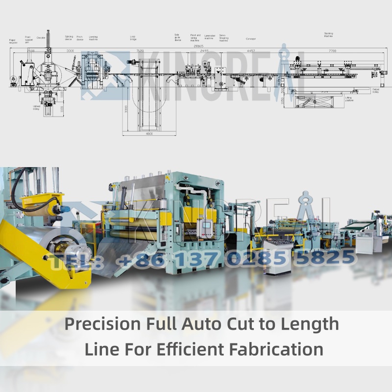 कुशल निर्माण के लिए सटीक पूर्ण ऑटो कट टू लेंथ लाइन