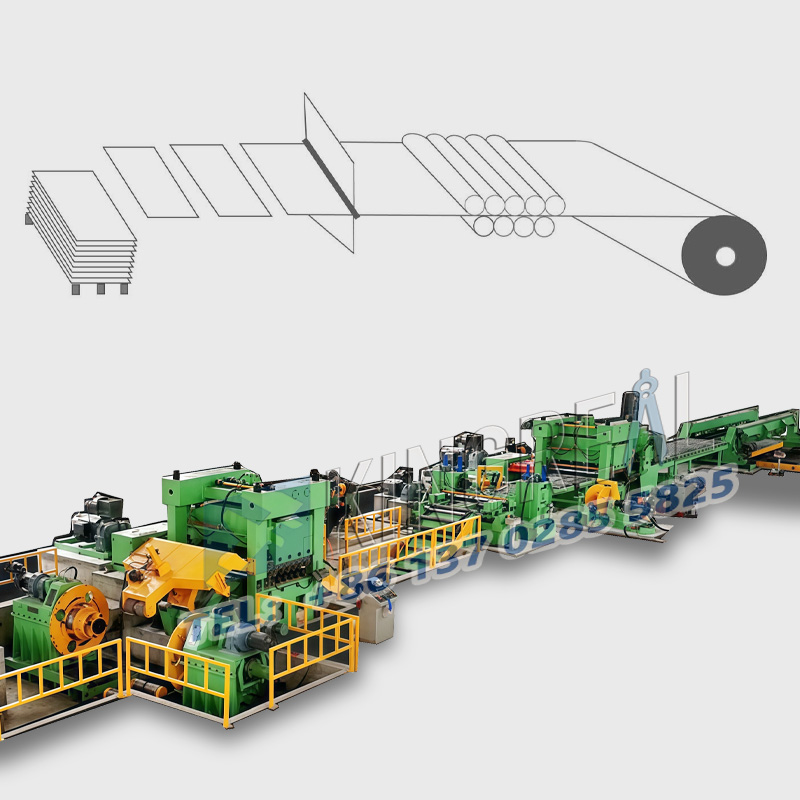 हेवी गेज कट टू लेंथ मशीन