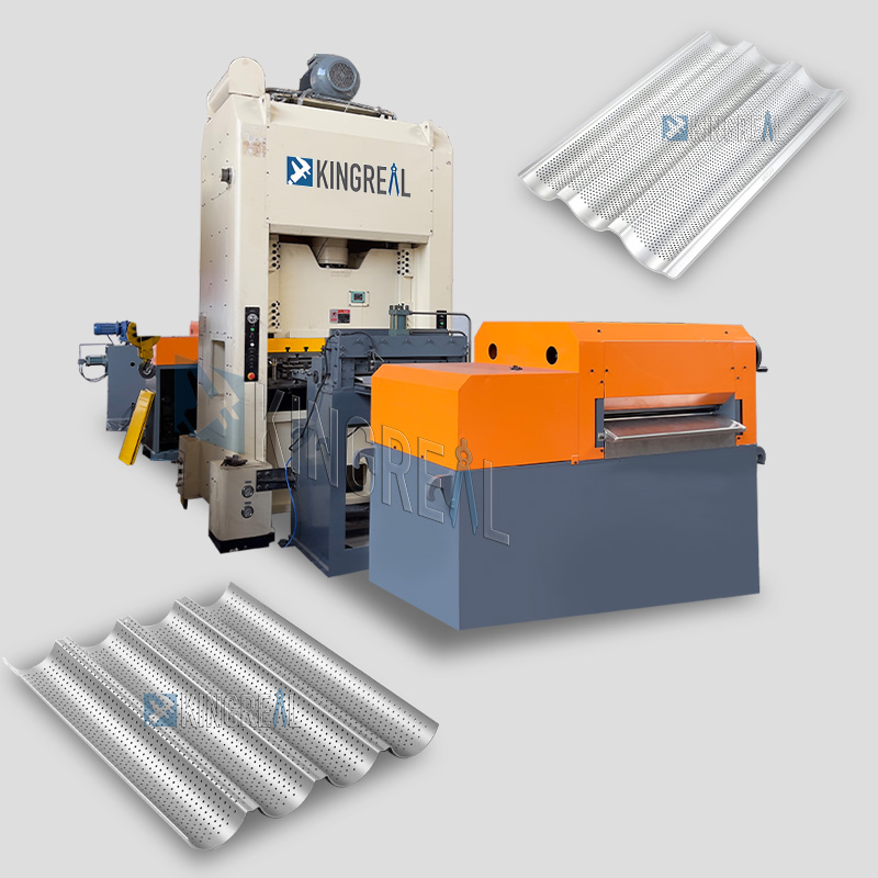 धातु बैगूएट ट्रे छिद्रित पंचिंग बनाने की मशीन